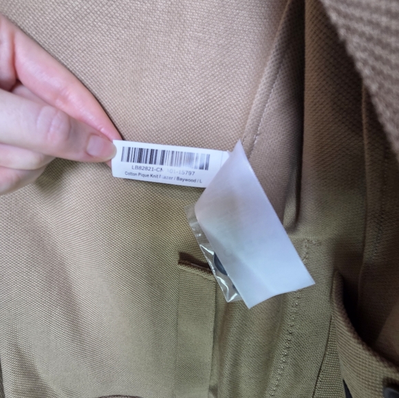 NWT Quince Large Cotton Pique Knit Blazer Baywood - Picture 3 of 5